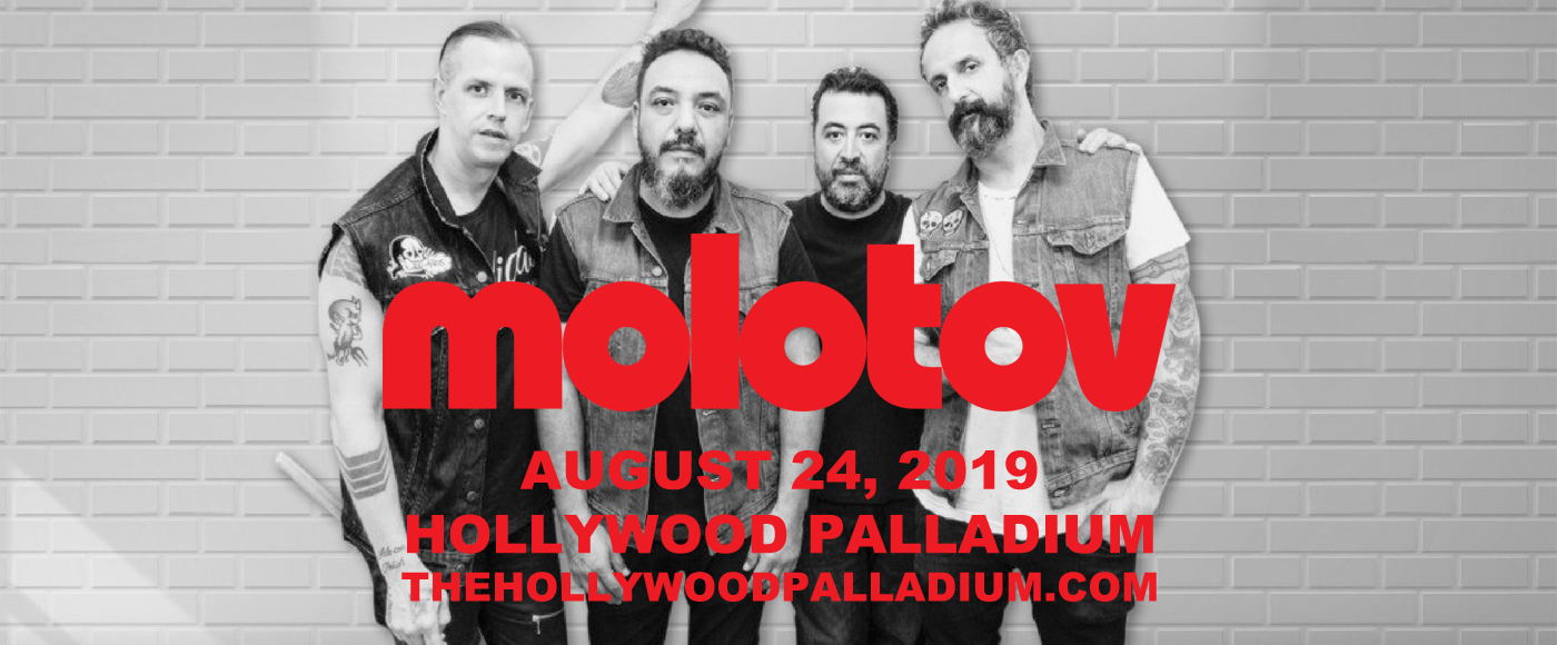 Molotov Tickets 24th August Hollywood Palladium